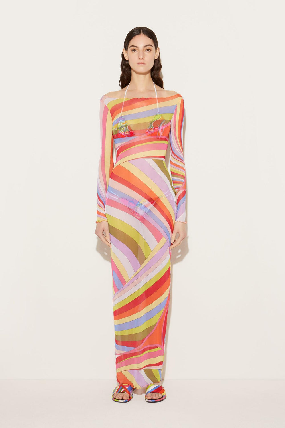 PUCCI Dresses | Women Iride-Print Tulle Dress