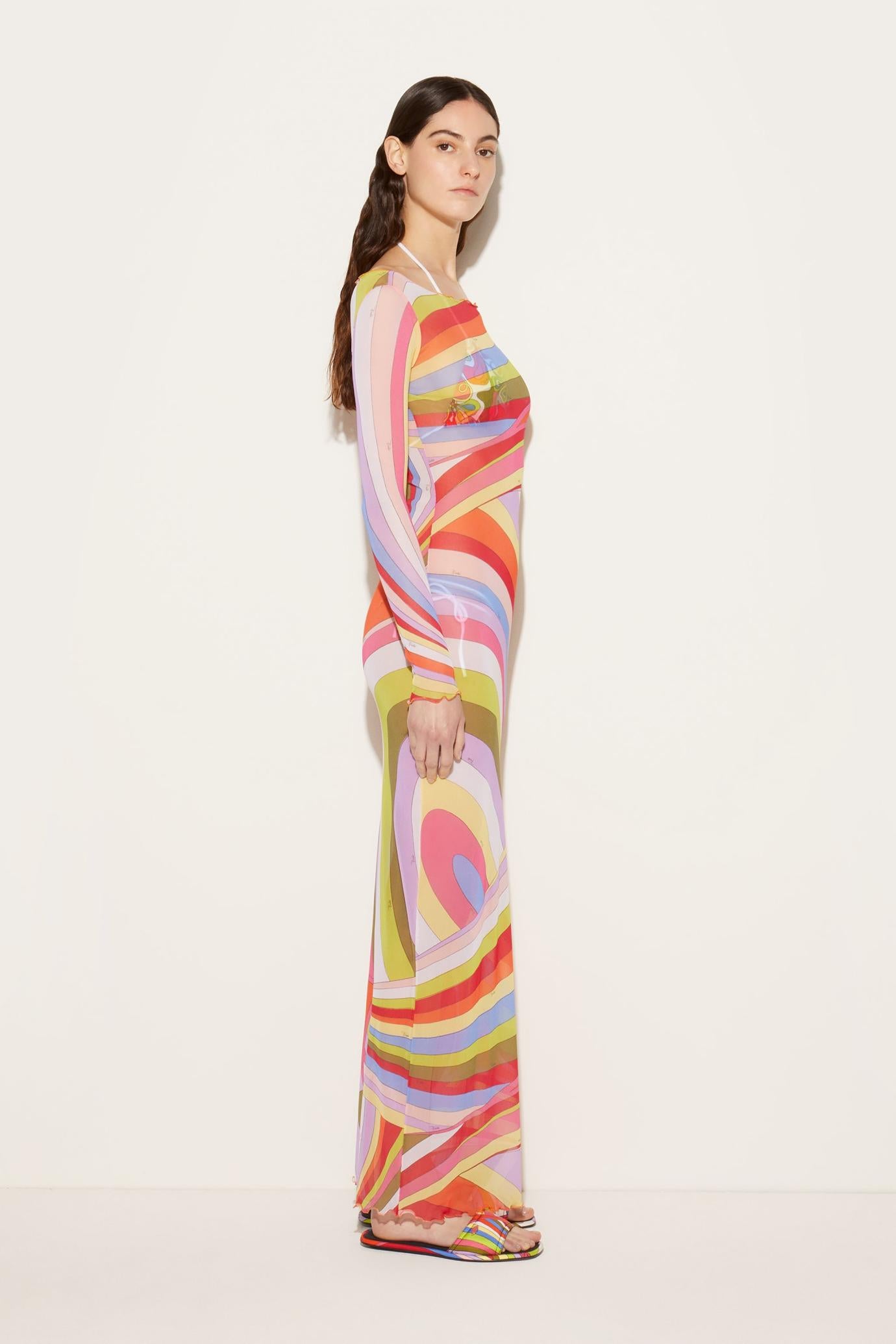 PUCCI Dresses | Women Iride-Print Tulle Dress