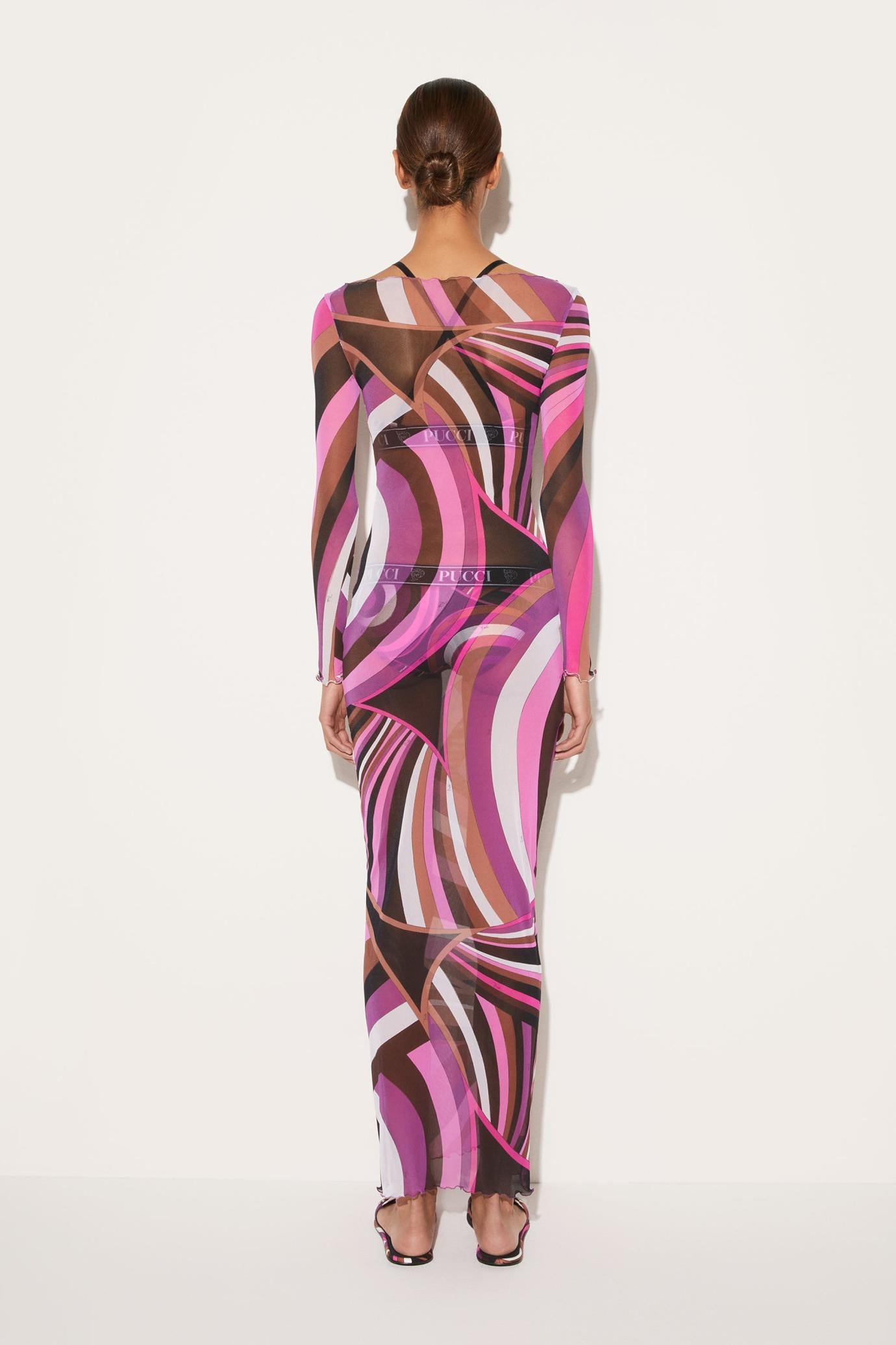 PUCCI Dresses | Women Iride-Print Tulle Dress
