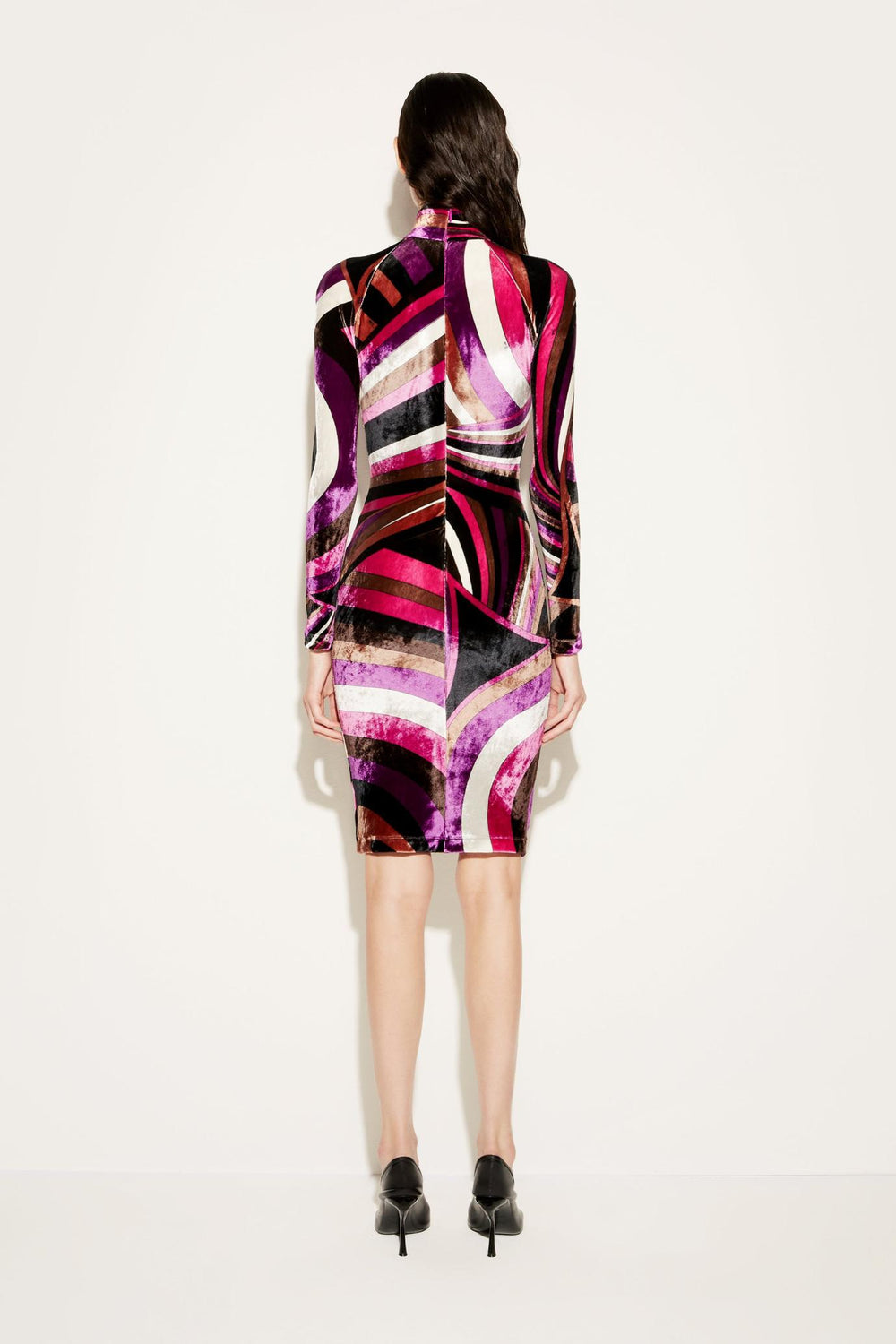 PUCCI Dresses | Women Iride-Print Velvet Dress