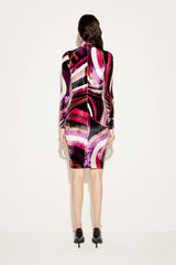 PUCCI Dresses | Women Iride-Print Velvet Dress