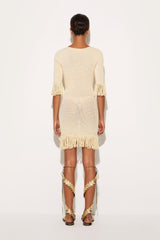 PUCCI Dresses | Women Logo-Plaque Fringed Dress