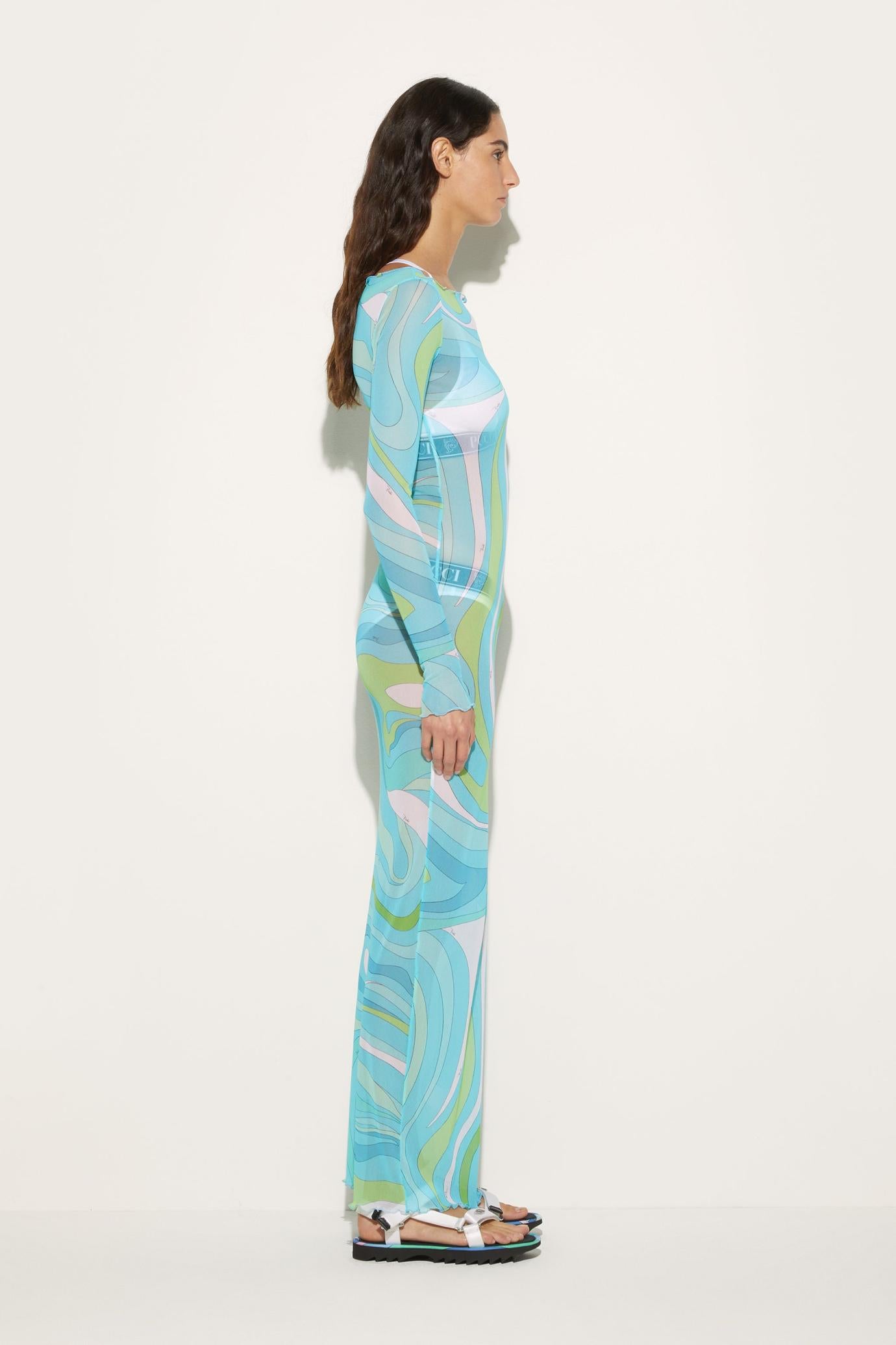 PUCCI Dresses | Women Marmo-Print Long Dress