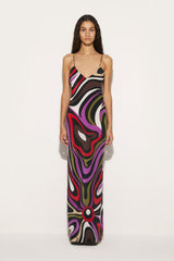 PUCCI Dresses | Women Marmo-Print Silk Dress