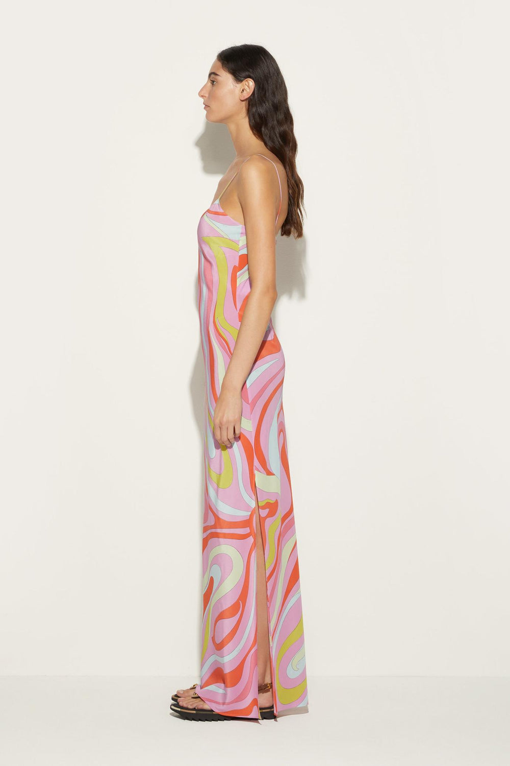 PUCCI Dresses | Women Marmo-Print Silk Dress