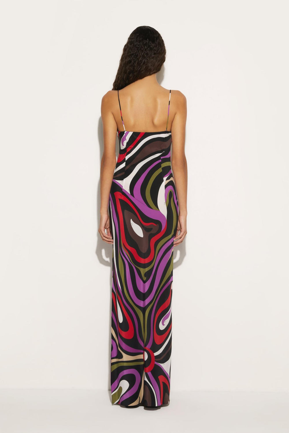 PUCCI Dresses | Women Marmo-Print Silk Dress