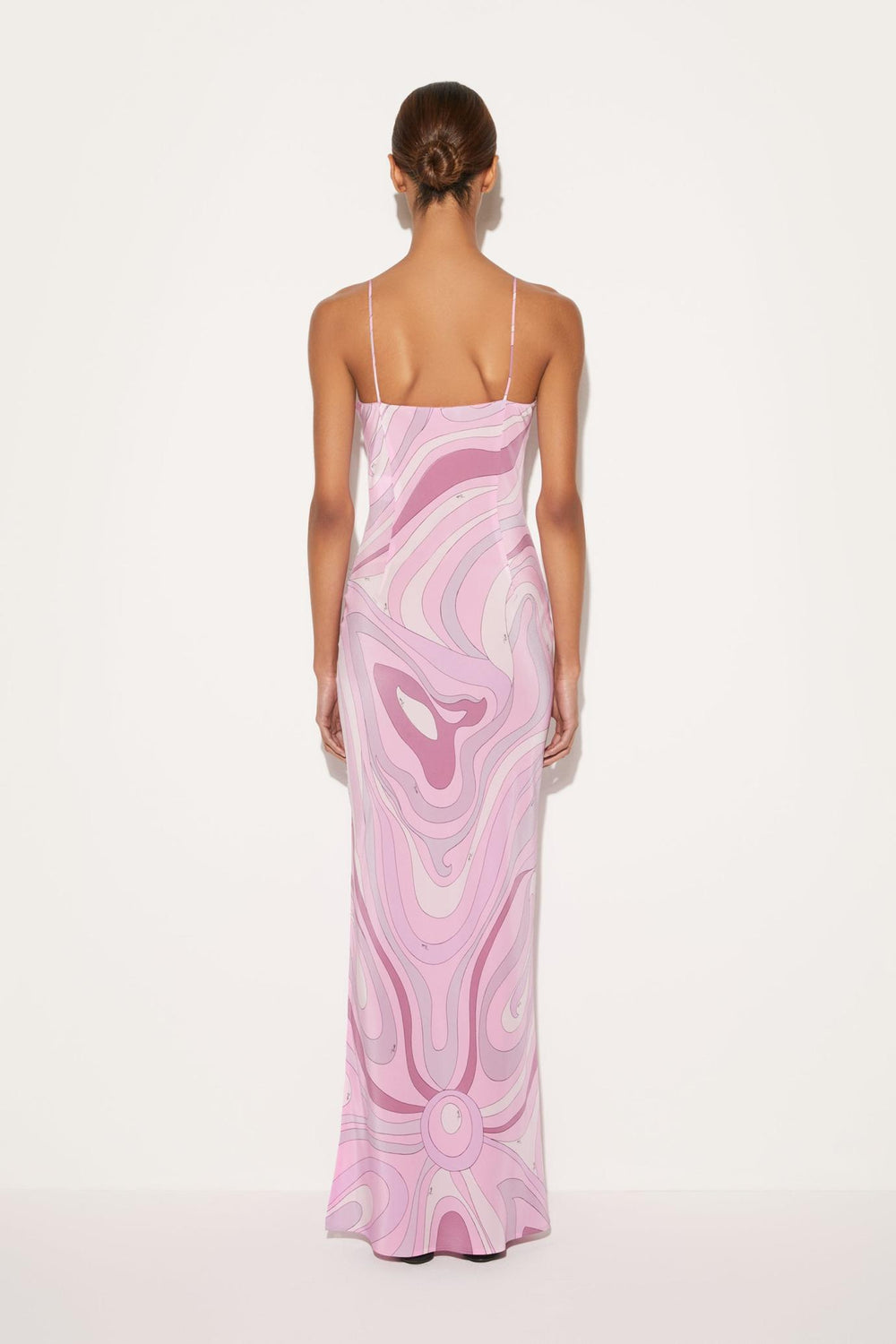 PUCCI Dresses | Women Marmo-Print Silk Dress