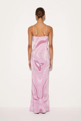 PUCCI Dresses | Women Marmo-Print Silk Dress