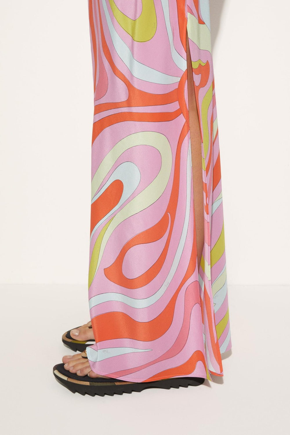 PUCCI Dresses | Women Marmo-Print Silk Dress