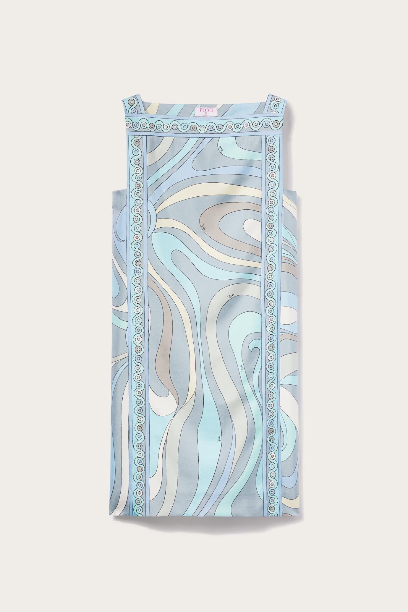 PUCCI Dresses | Women Marmo-Print Silk-Twill Dress