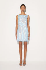 PUCCI Dresses | Women Marmo-Print Silk-Twill Dress