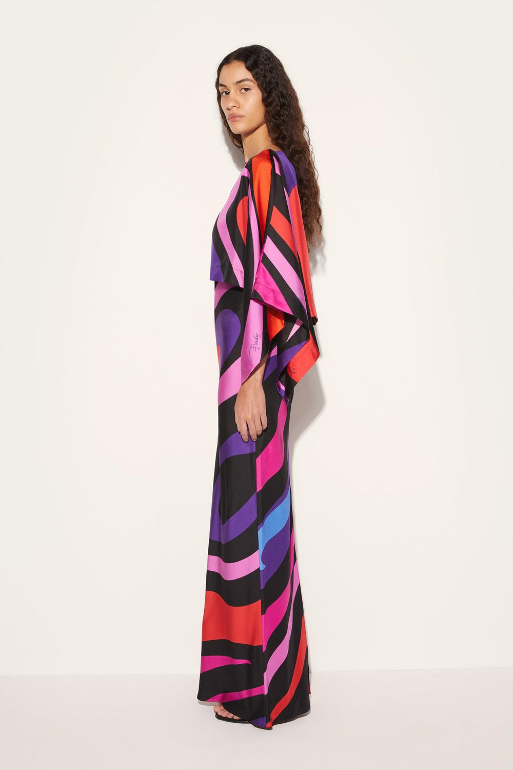 PUCCI Dresses | Women Marmo-Print Silk-Twill Dress