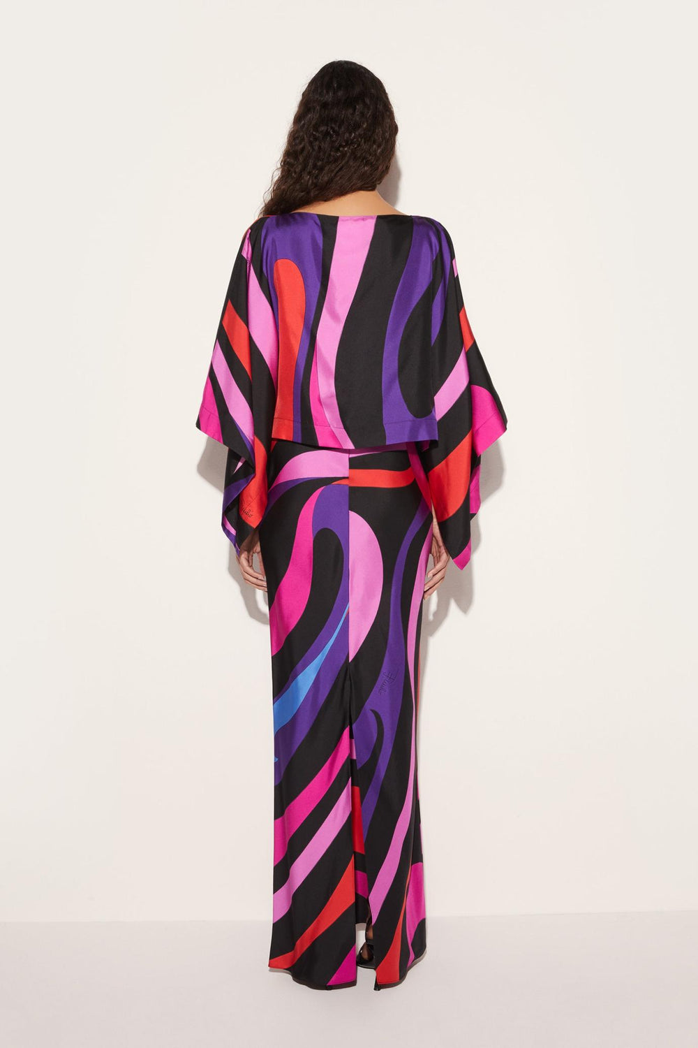 PUCCI Dresses | Women Marmo-Print Silk-Twill Dress