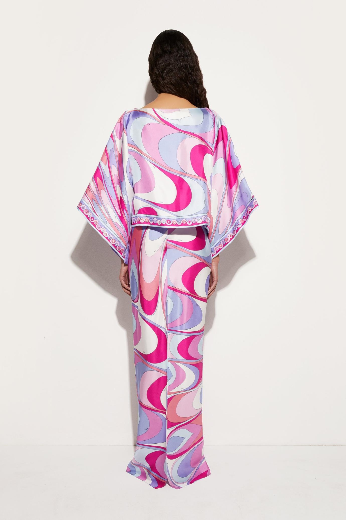 PUCCI Dresses | Women Onde-Print Silk Dress