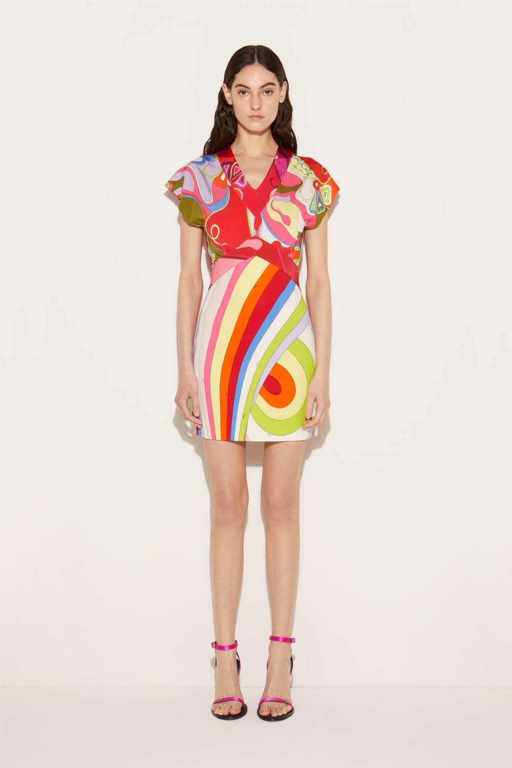 PUCCI Dresses | Women Orchidee And Iride-Print Dress