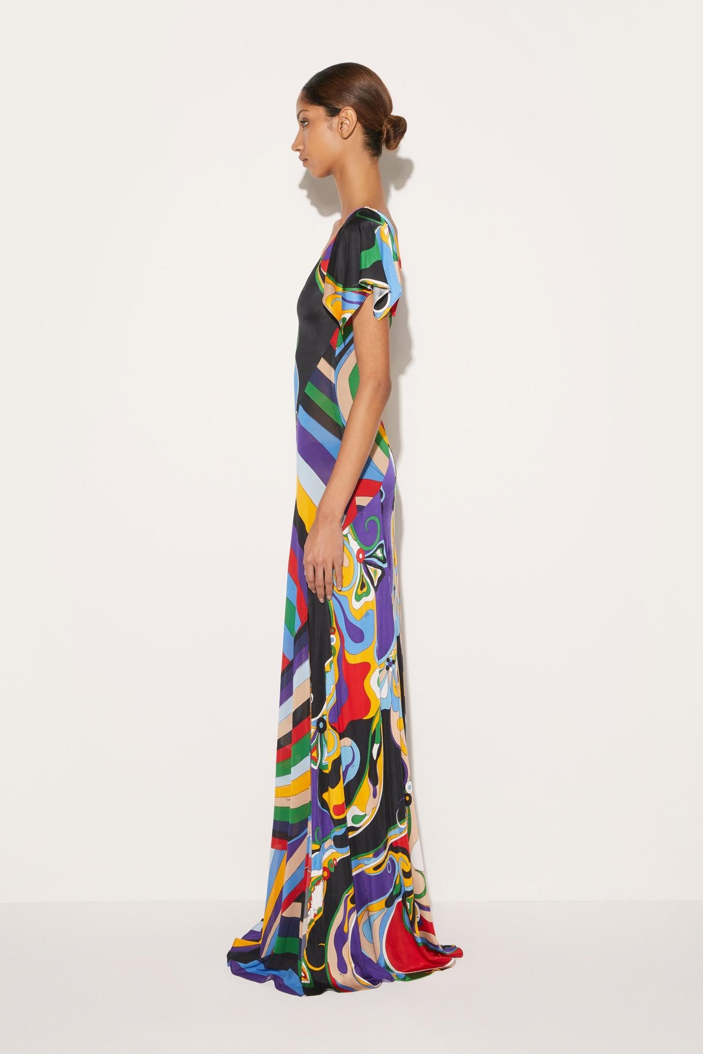 PUCCI Dresses | Women Orchidee And Iride-Print Dress