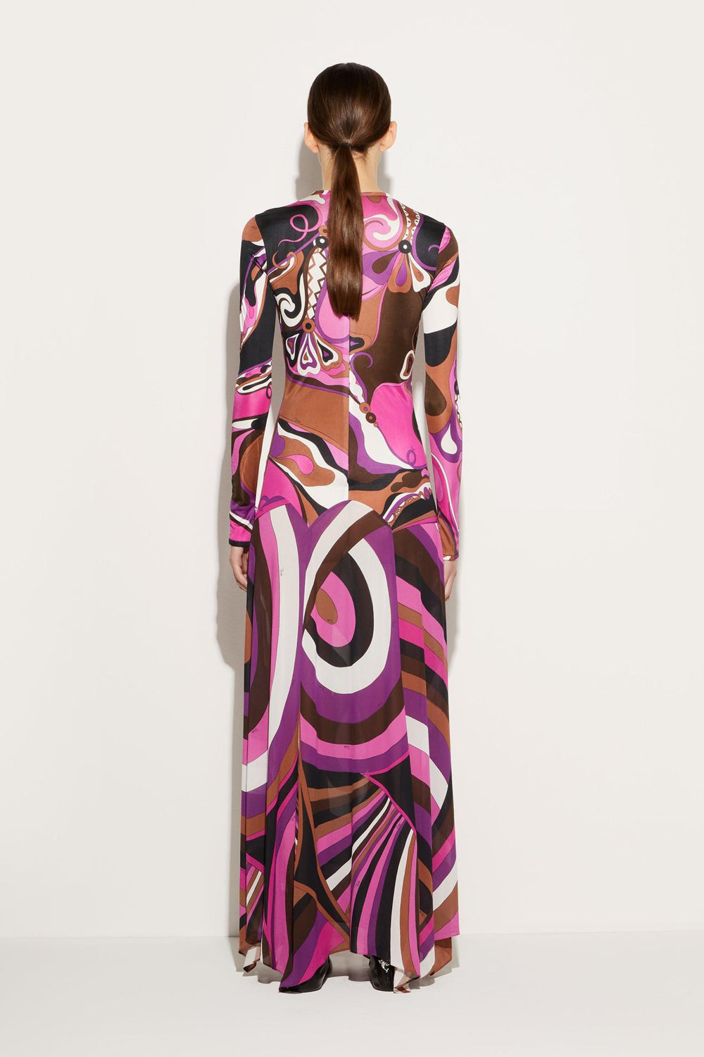 PUCCI Dresses | Women Orchidee And Iride-Print Long Dress