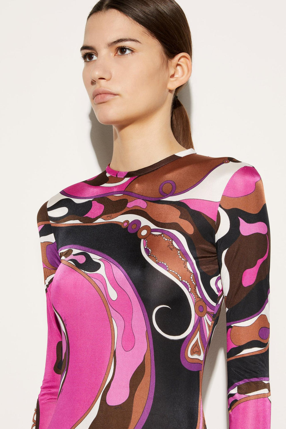 PUCCI Dresses | Women Orchidee And Iride-Print Long Dress