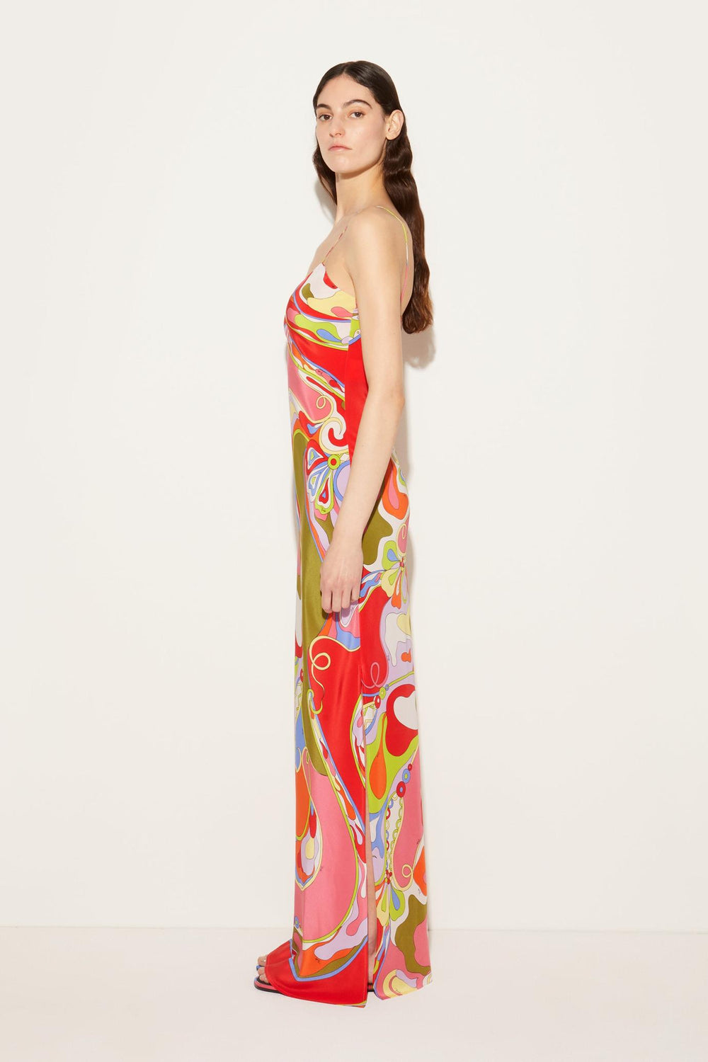 PUCCI Dresses | Women Orchidee-Print Silk Dress