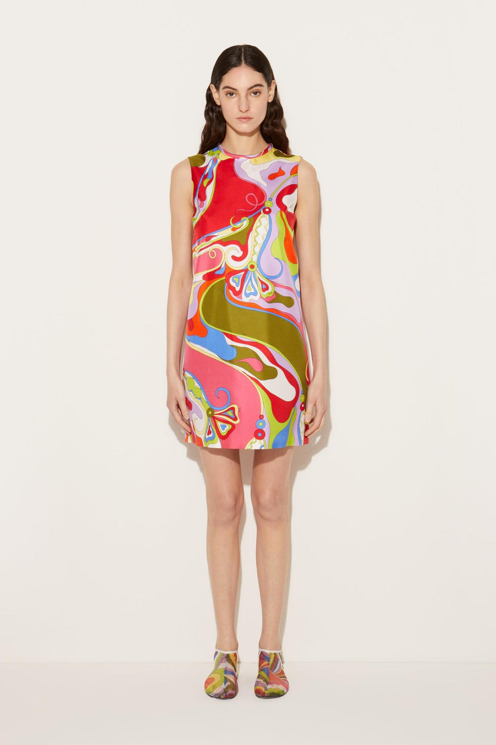 PUCCI Dresses | Women Orchidee-Print Silk-Twill Dress