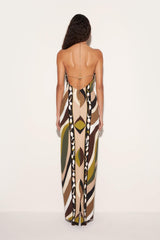 PUCCI Dresses | Women Pesci-Print Halterneck Long Dress