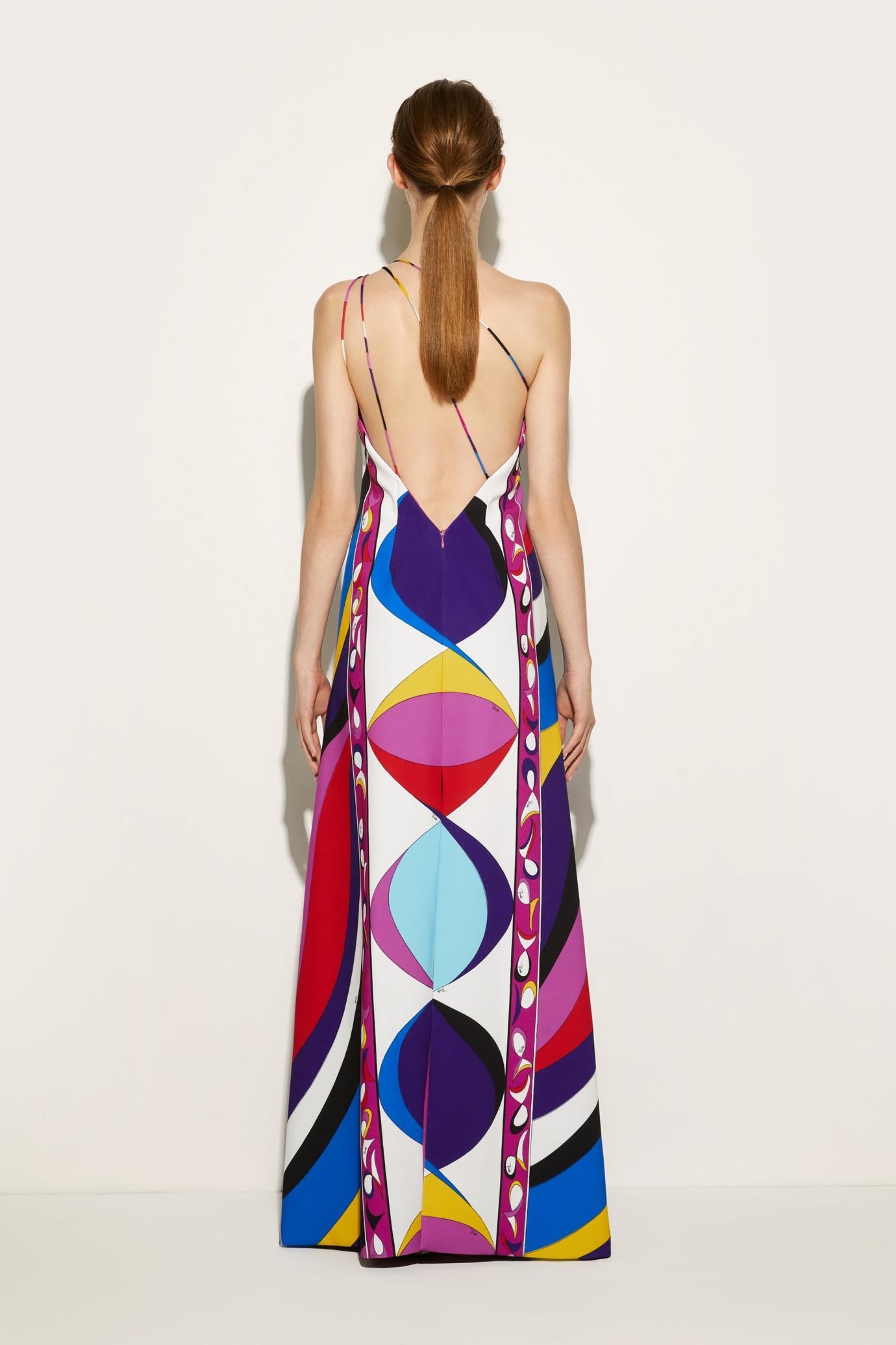 PUCCI Dresses | Women Pesci-Print One-Shoulder Dress