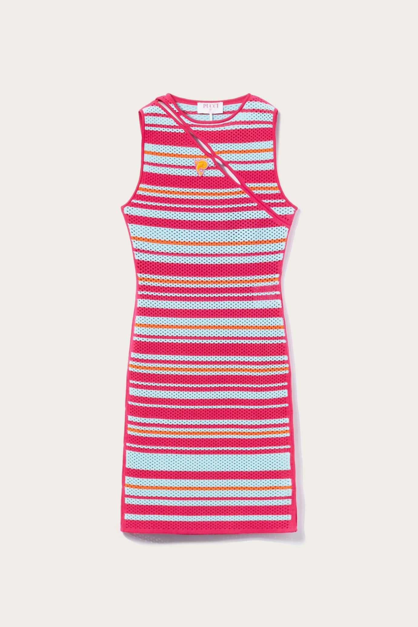PUCCI Dresses | Women Striped Mini Dress