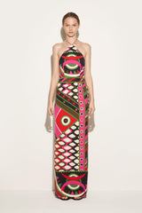 PUCCI Dresses | Women Vivara-Print Halterneck Dress