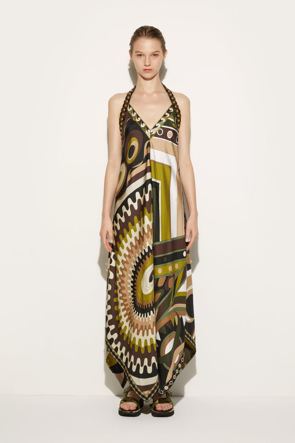 PUCCI Dresses | Women Vivara-Print Silk-Twill Dress