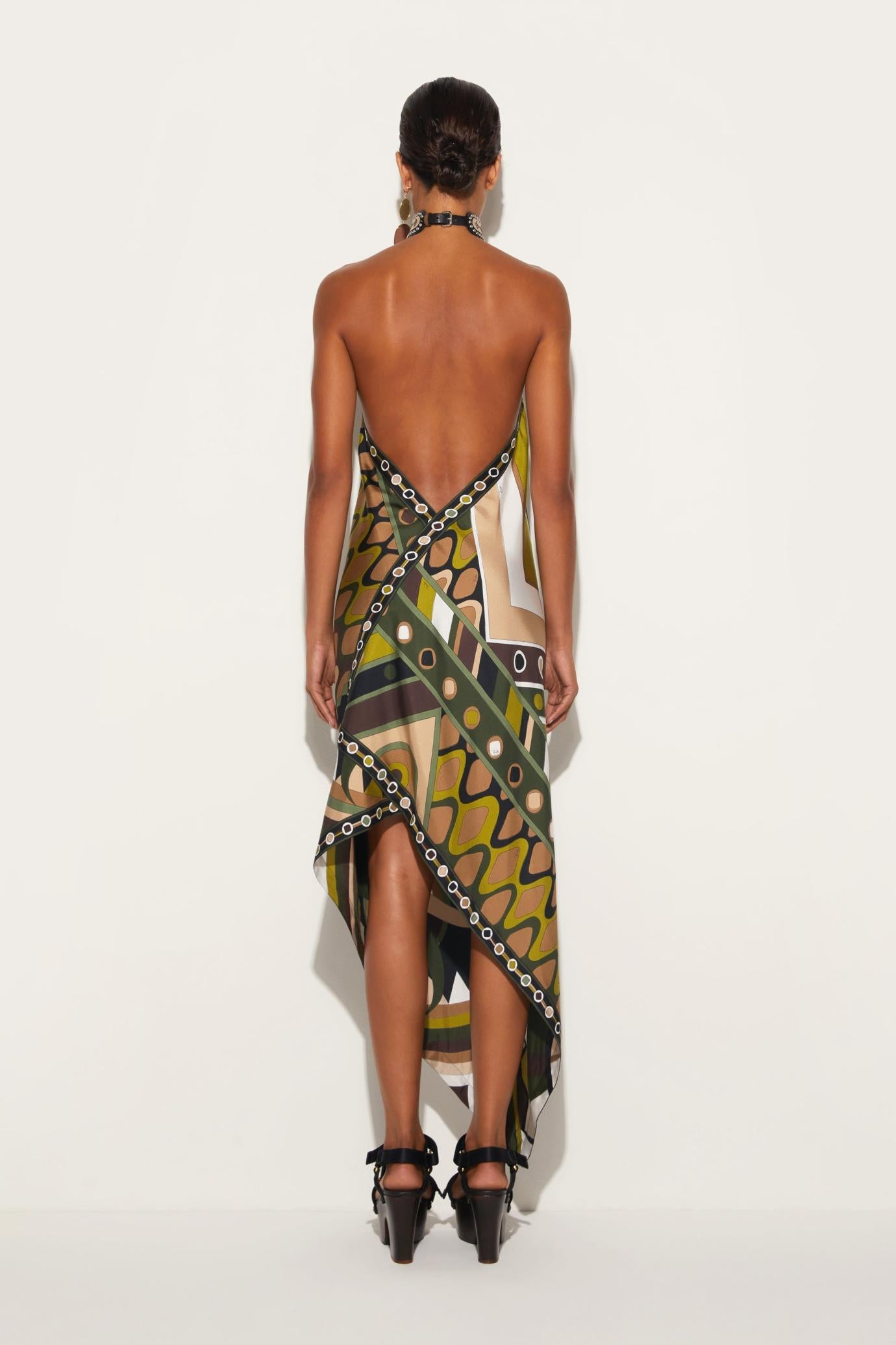 PUCCI Dresses | Women Vivara-Print Silk-Twill Dress