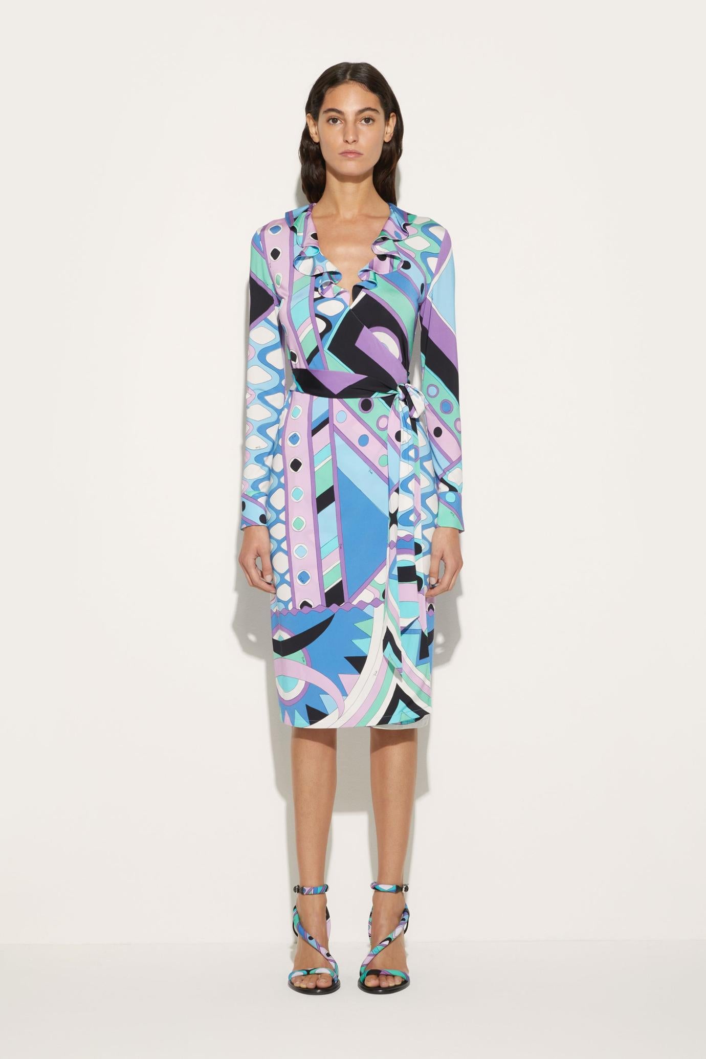 PUCCI Dresses | Women Vivara-Print Wrap Dress