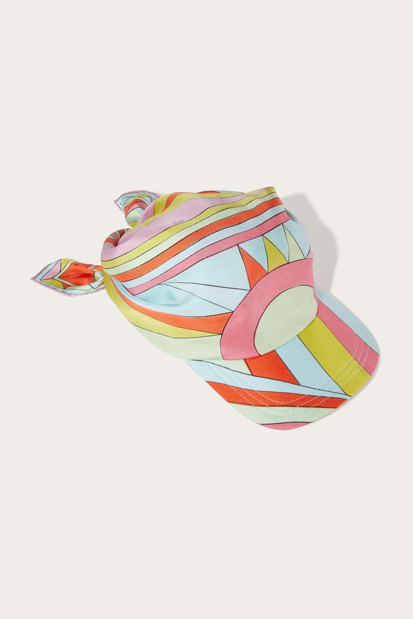 PUCCI Hats And Hair Accessories | Women Cigni And Iride-Print Silk-Twill Cap