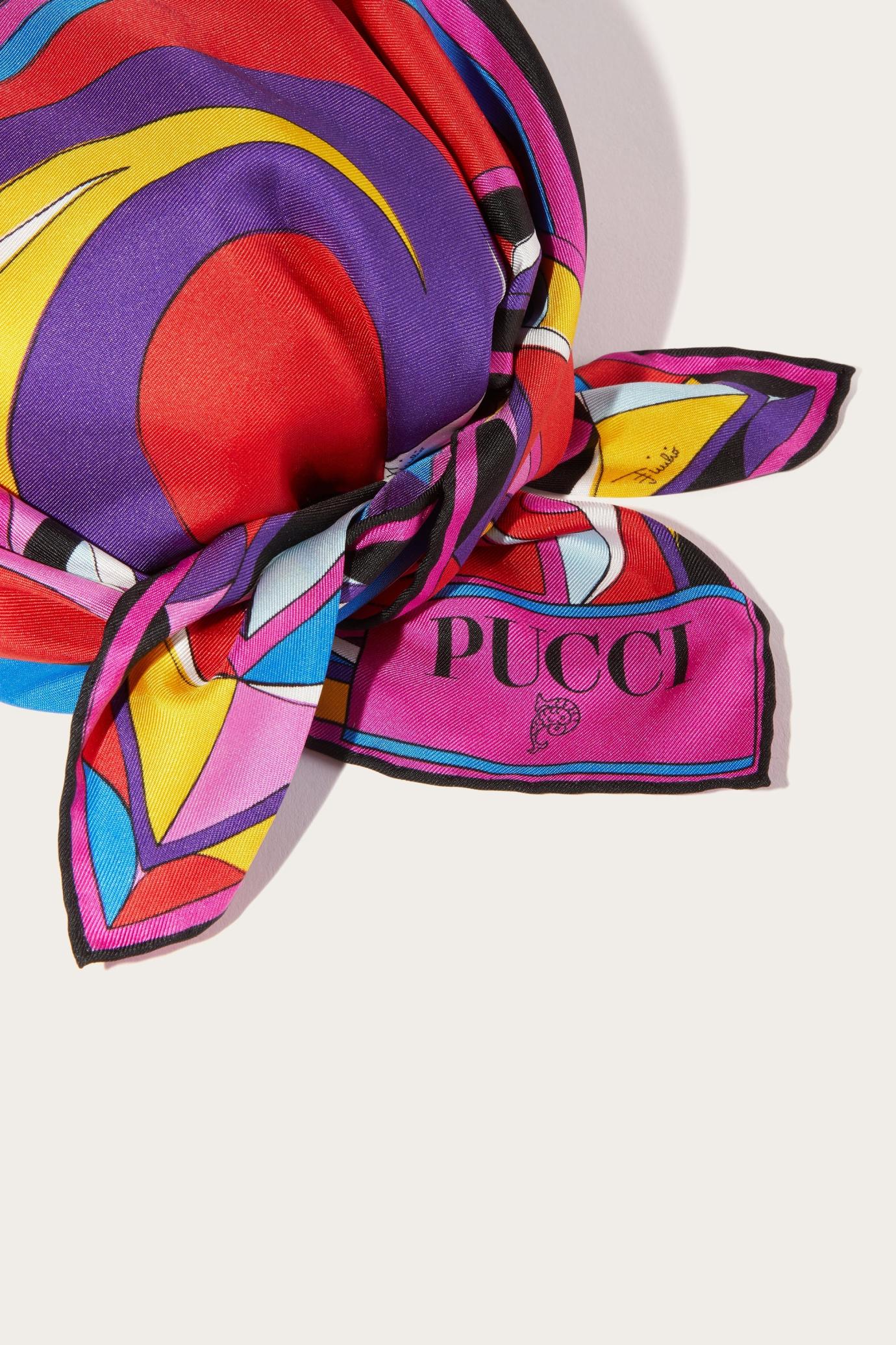 PUCCI Hats And Hair Accessories | Women Cigni And Iride-Print Silk-Twill Cap