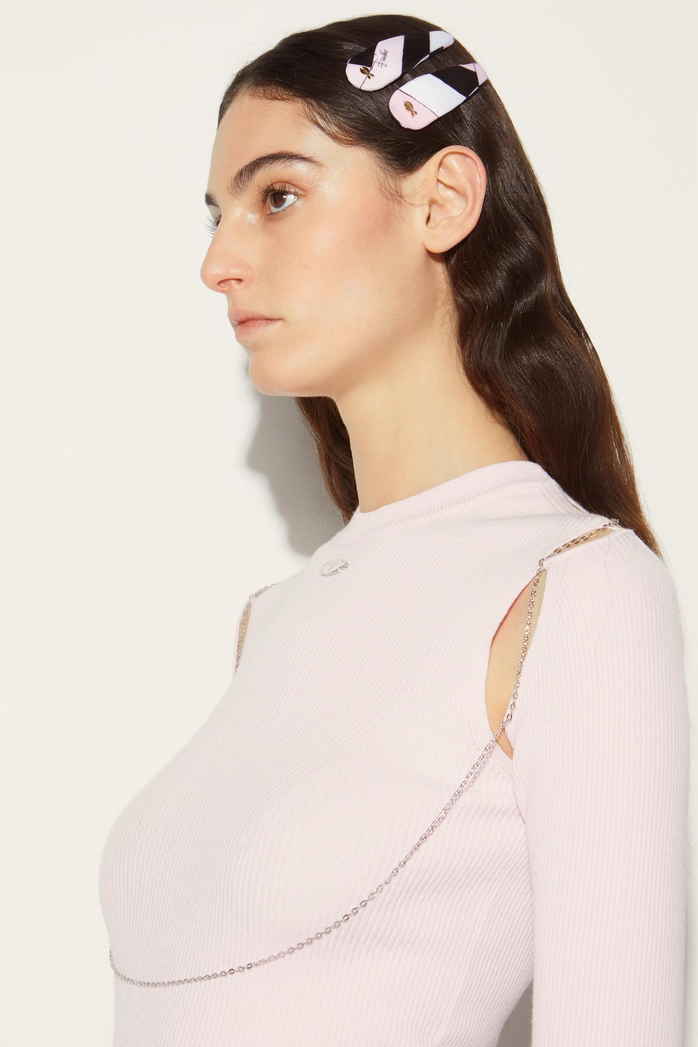 PUCCI Hats And Hair Accessories | Women Iride-Print Hair Clips