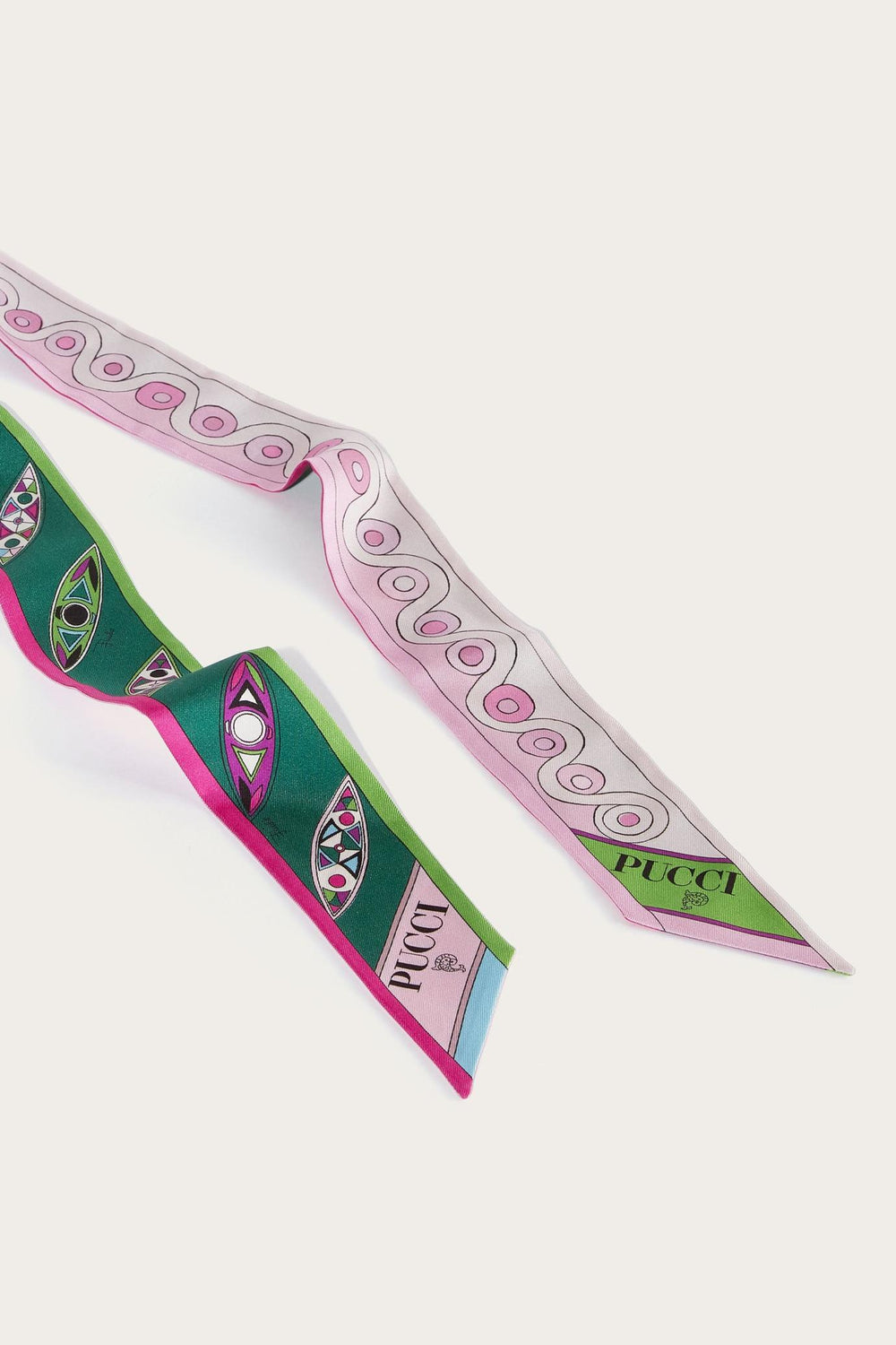 PUCCI Hats And Hair Accessories | Women Marmo And Onde-Print Silk-Twill Visor