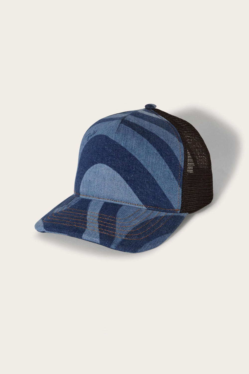 PUCCI Hats And Hair Accessories | Women Marmo-Print Denim Trucker Hat
