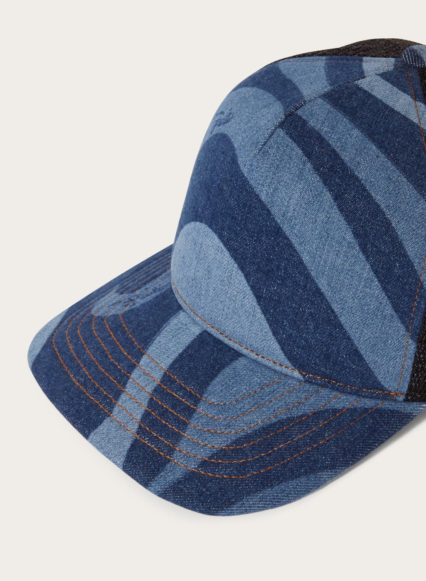 PUCCI Hats And Hair Accessories | Women Marmo-Print Denim Trucker Hat
