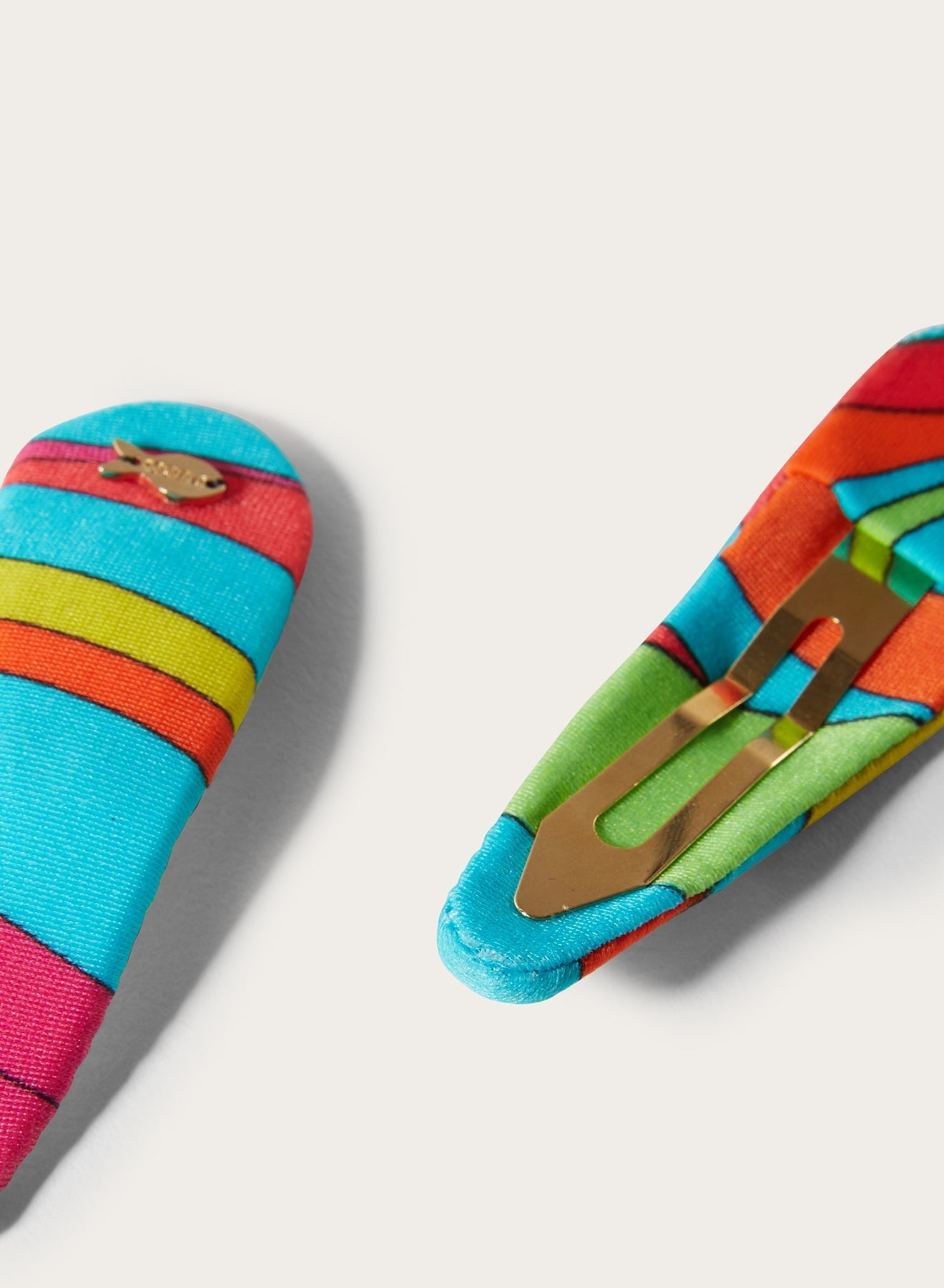 PUCCI Hats And Hair Accessories | Women Marmo-Print Hair Clips