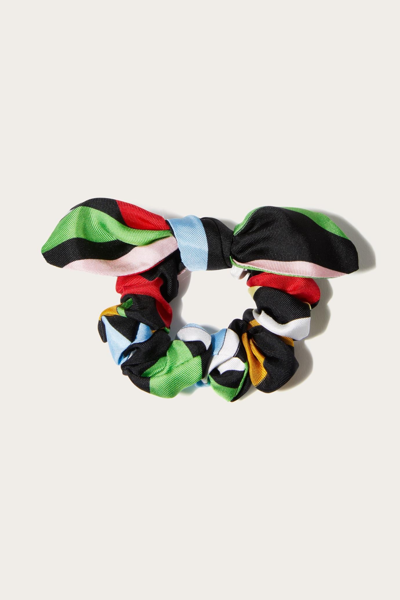 PUCCI Hats And Hair Accessories | Women Marmo-Print Silk Hair Tie