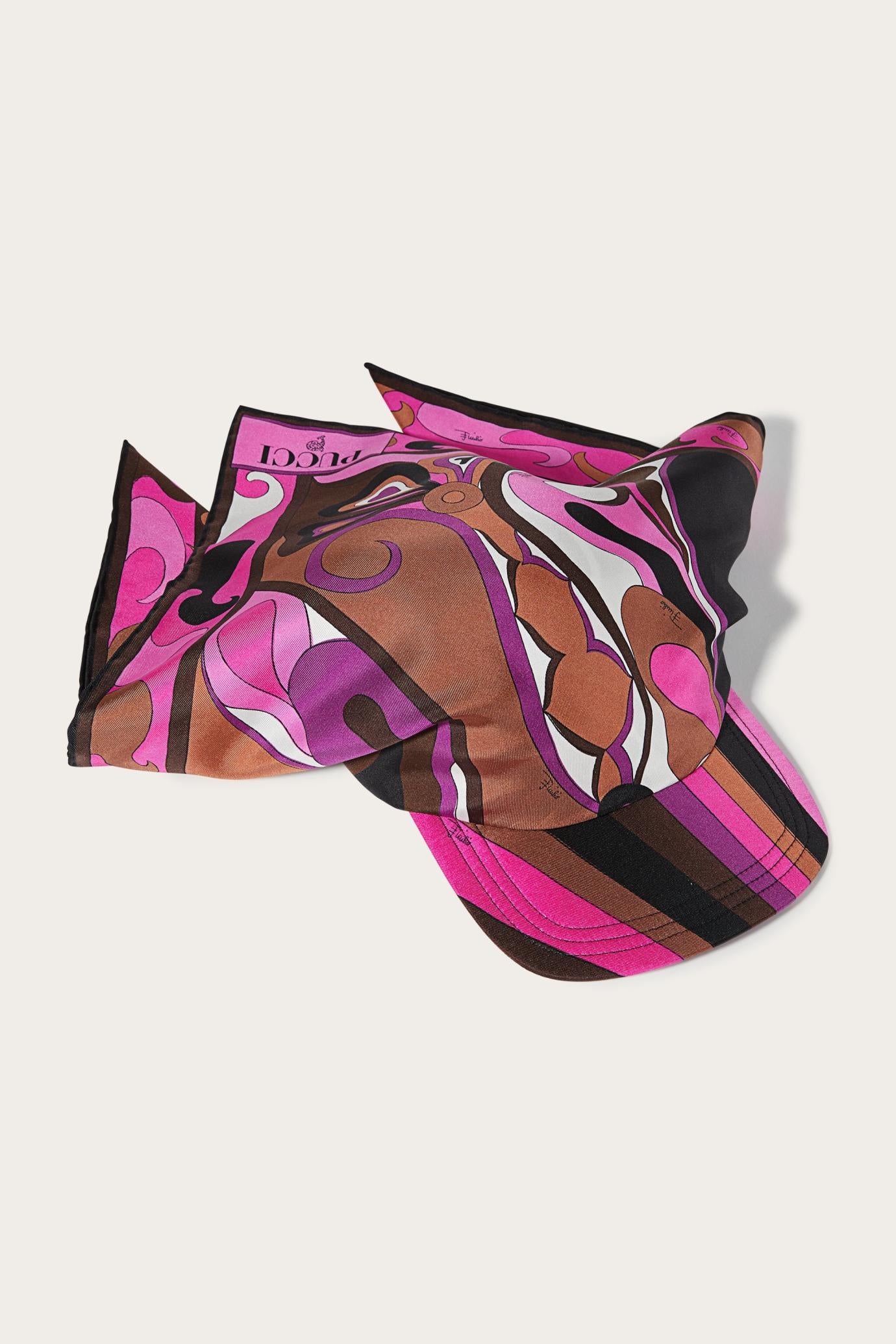 PUCCI Hats And Hair Accessories | Women Orchidee-Print Silk-Twill Cap