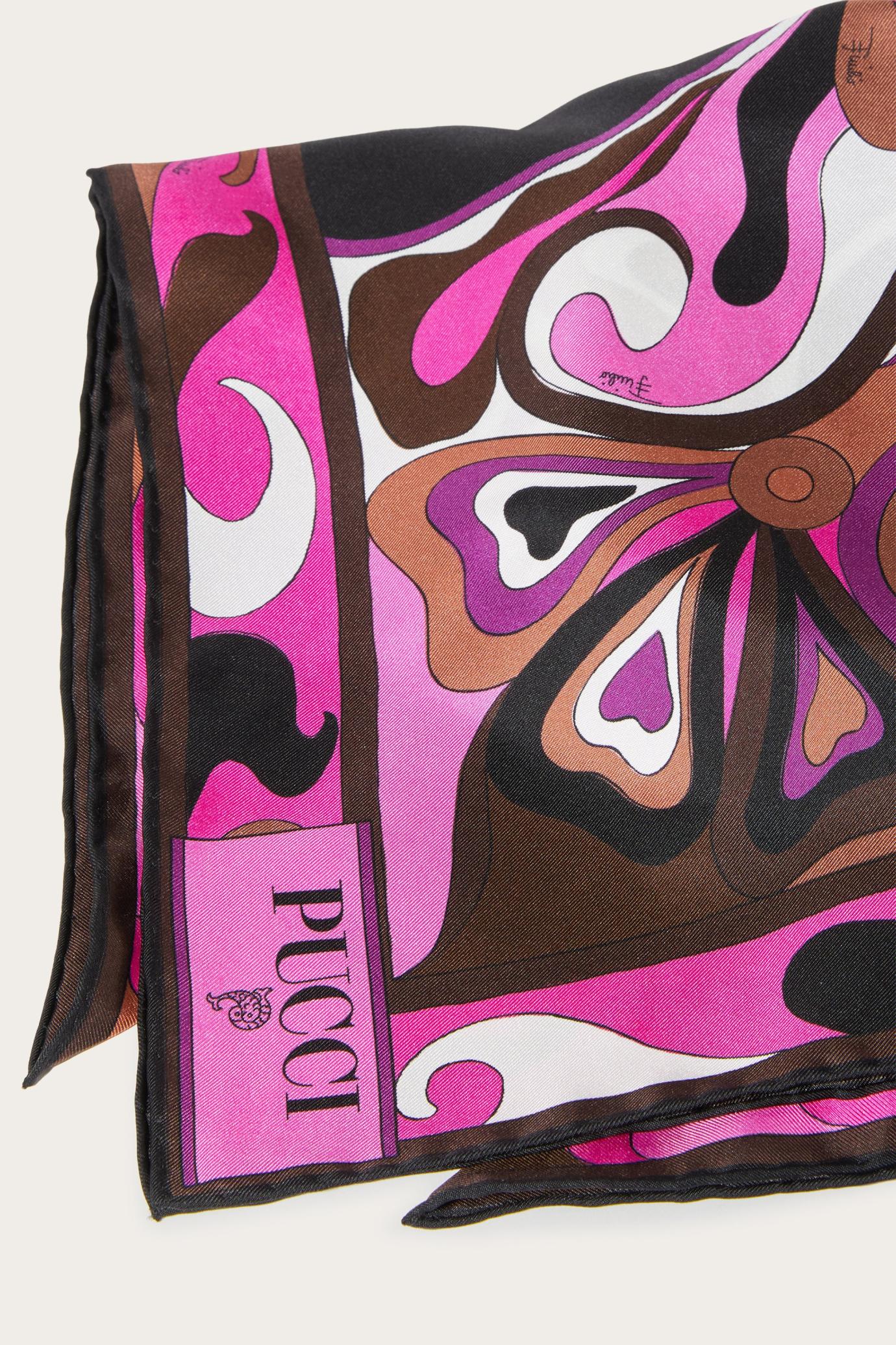 PUCCI Hats And Hair Accessories | Women Orchidee-Print Silk-Twill Cap