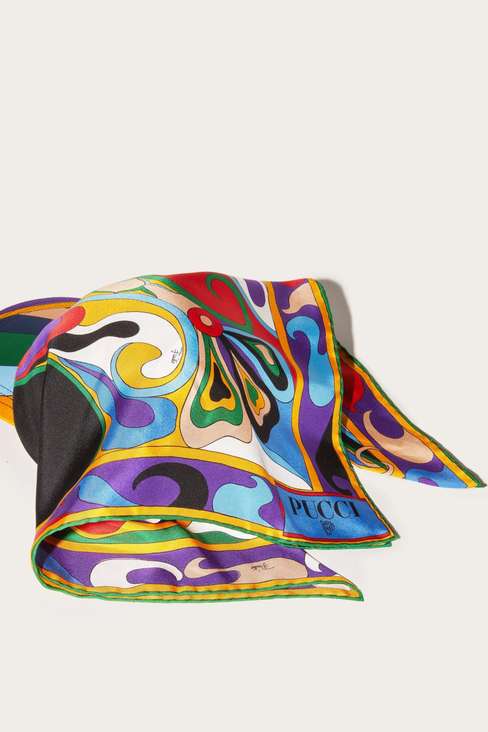 PUCCI Hats And Hair Accessories | Women Orchidee-Print Silk-Twill Cap