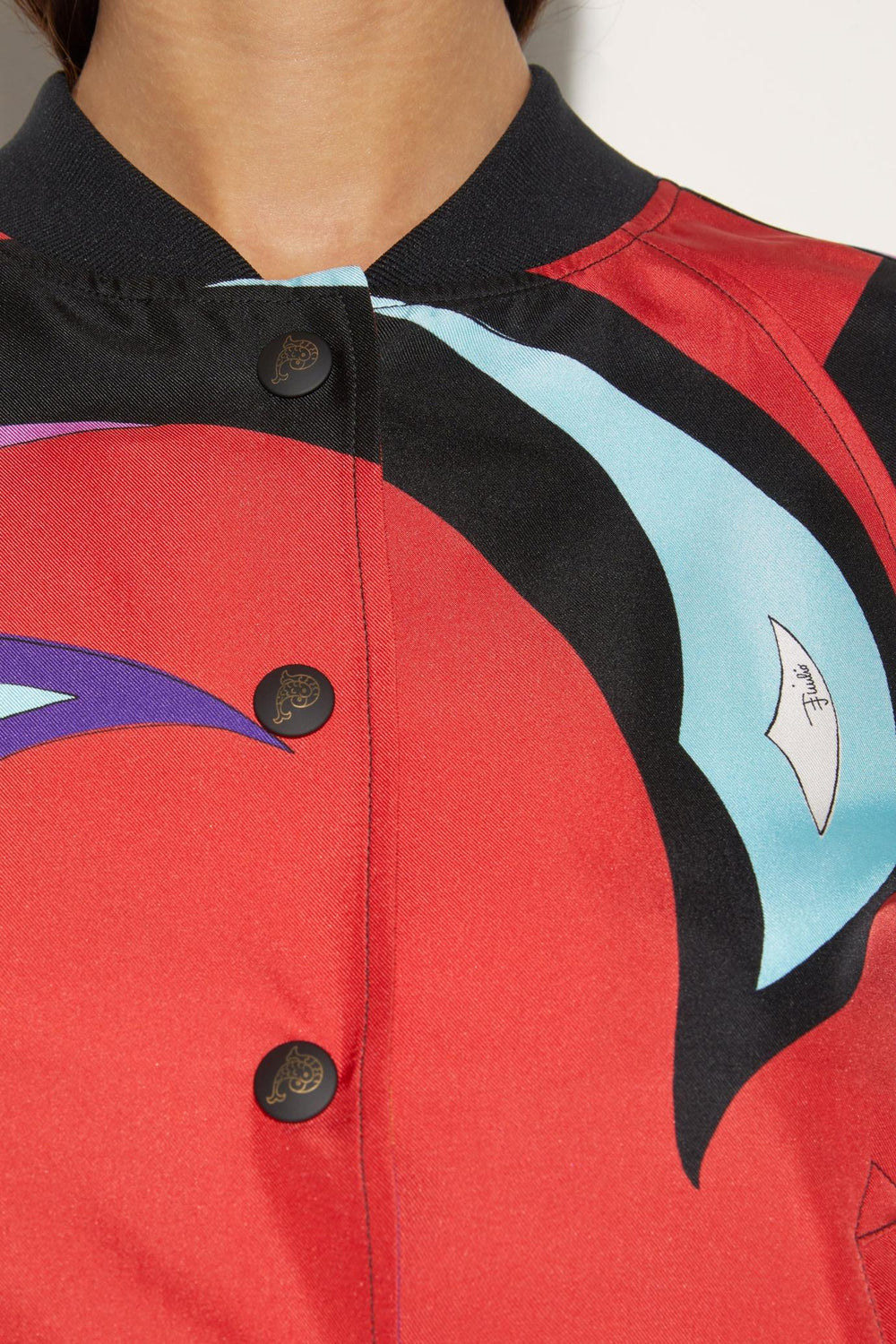 PUCCI Jackets | Women Cigni-Print Silk-Twill Bomber Jacket