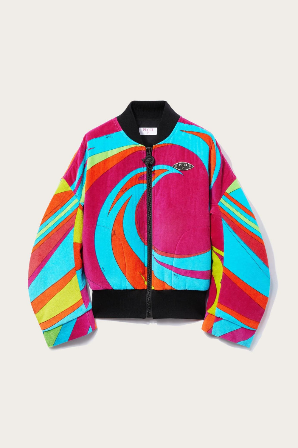 PUCCI Jackets | Women Cigni-Print Velvet Bomber Jacket
