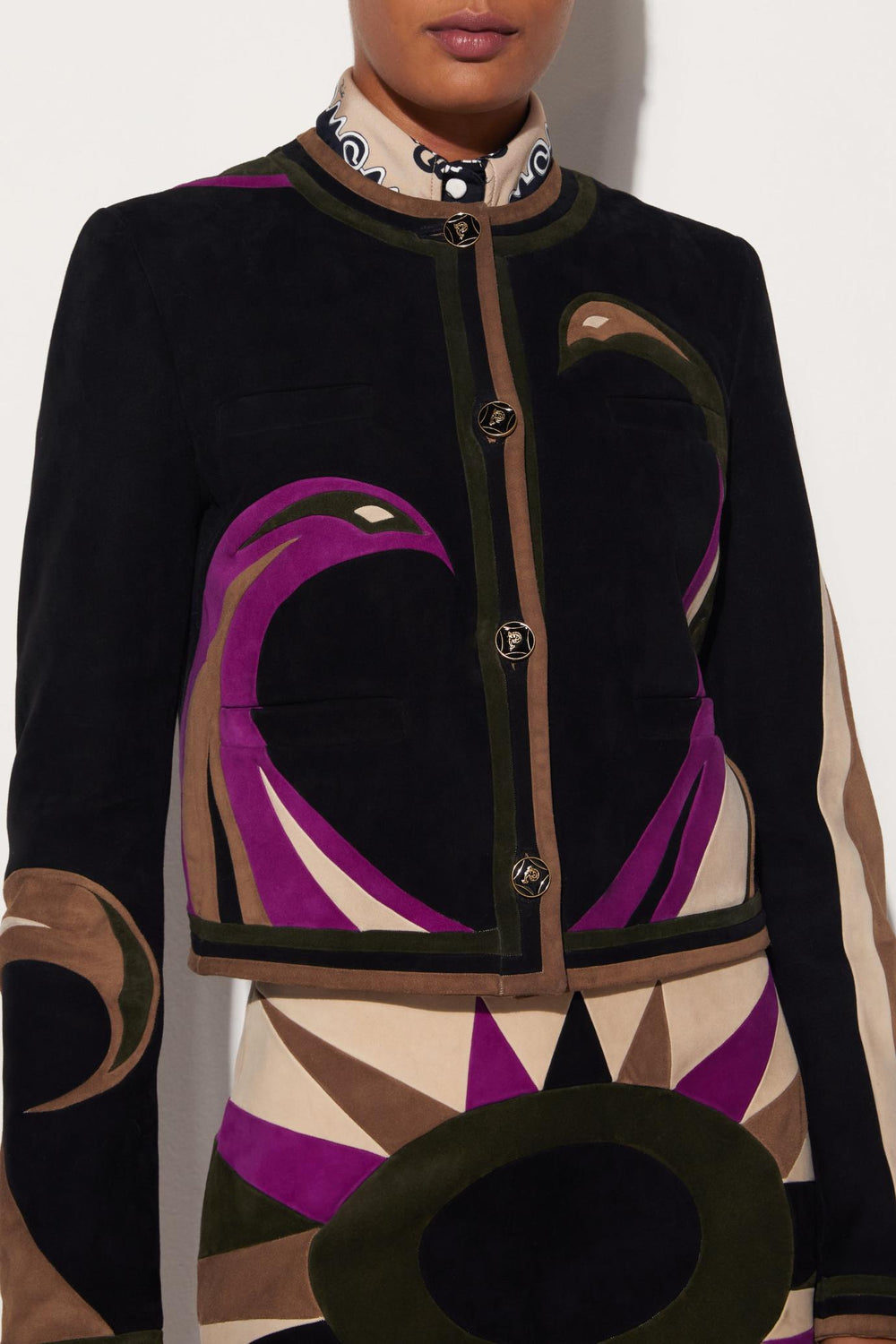 PUCCI Jackets | Women Cigni Suede Jacket