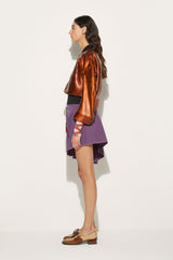 PUCCI Jackets | Women Leather-Effect Bomber Jacket