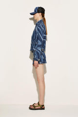 PUCCI Jackets | Women Marmo-Print Denim Jacket