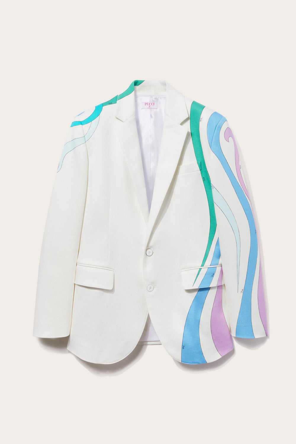 PUCCI Jackets | Women Marmo-Print Single-Breasted Blazer
