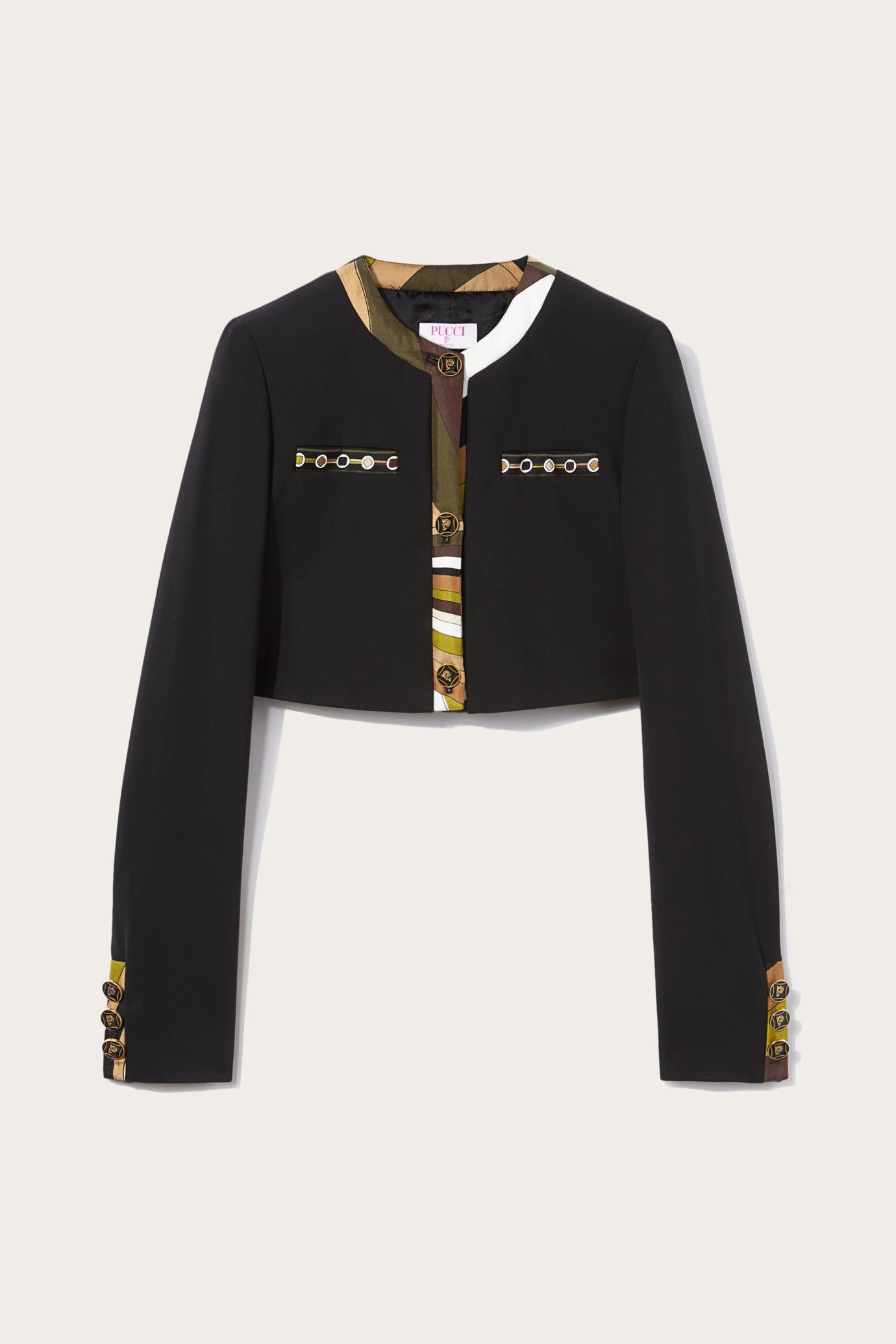 PUCCI Jackets | Women Vivara-Print Cropped Jacket