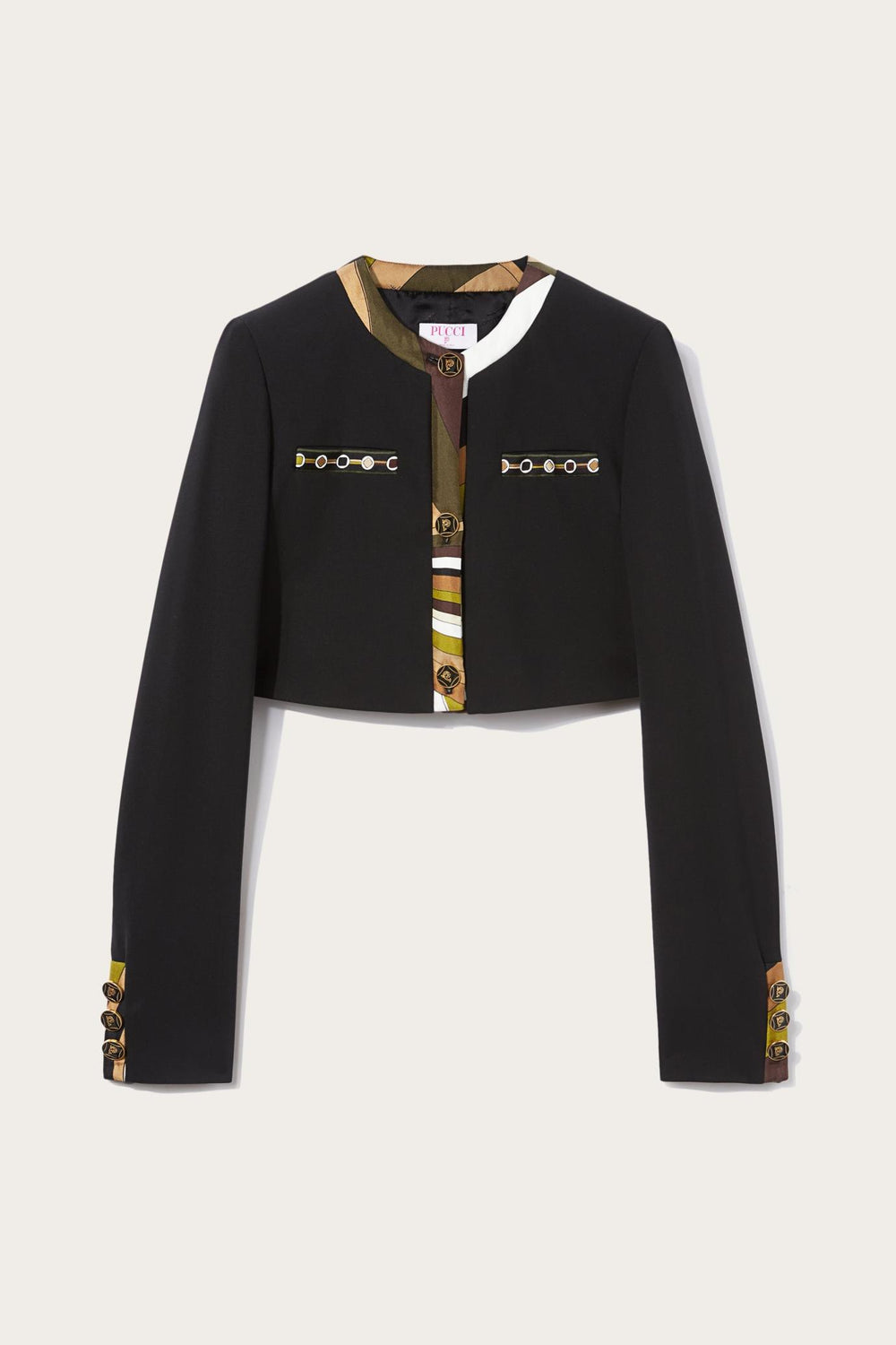 PUCCI Jackets | Women Vivara-Print Cropped Jacket
